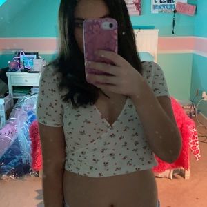 BRANDY MELVILLE JOHN GALT RAE WRAP TOP